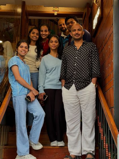 A picture with some of the incredible teachers who make up The Happy Yoga Community. Each one is dedicated to guiding you with authentic, safe, and effective yoga practices.