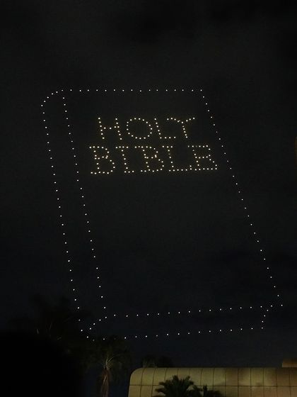 A formation of the Holy Bible from our New Year's show in Zimbabwe. We tailor our content to be culturally and religiously relevant to our diverse international audiences.