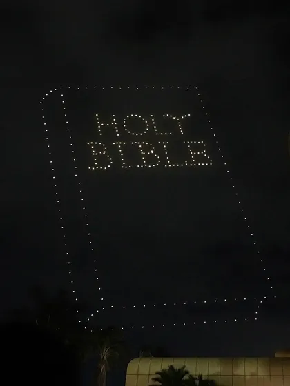 A formation of the Holy Bible from our New Year's show in Zimbabwe. We tailor our content to be culturally and religiously relevant to our diverse international audiences.