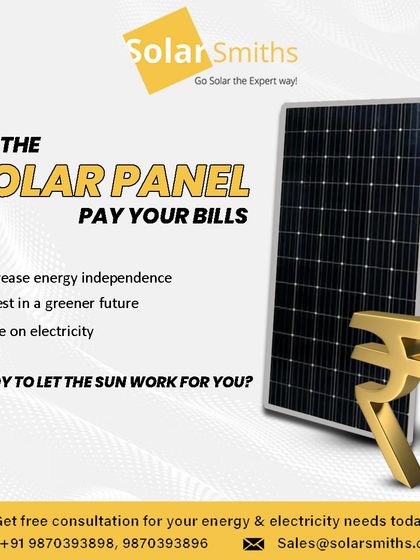 Let the solar panel pay your bills. By investing in a greener future, you increase your energy independence and save on electricity costs.