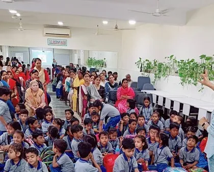 This is where the magic happens. I am leading an interactive nutrition workshop for school children and their parents. My goal is to make learning about healthy eating a fun and engaging experience for the entire family, building a foundation for lifelong wellness.