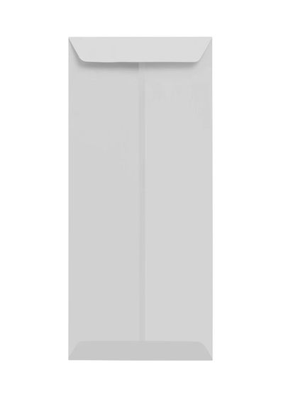 A clean, professional photograph of a plain white envelope on a white background. We handle all types of stationery photography for your business needs.