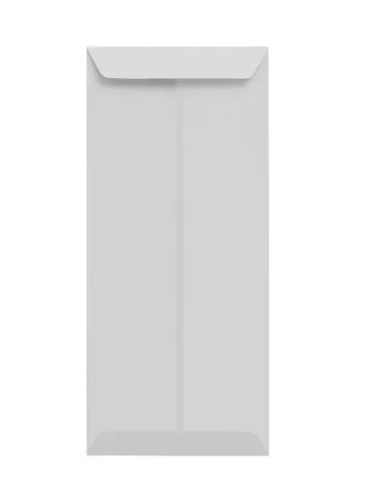 A clean, professional photograph of a plain white envelope on a white background. We handle all types of stationery photography for your business needs.