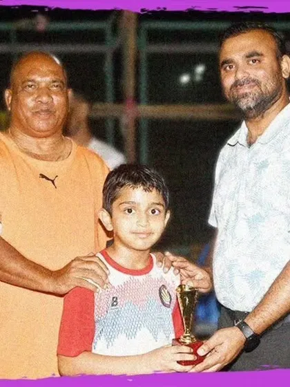 Viraj Naidu was recognized as the Best Defender for the Under-9 age group at the GenNext Football Tournament.