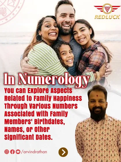 Your numbers don't just affect you, they influence your family dynamics. I use numerology to explore family happiness by looking at the birthdates and names of your loved ones to see how your energies interact and how you can create more harmony at home.