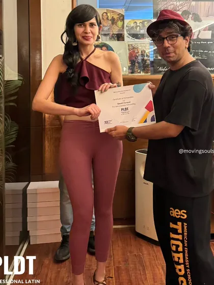 Another successful student from our professional training batch. Her hard work and dedication have paid off.