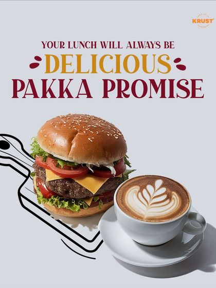 Your lunch will always be delicious, that's a promise. Our juicy burgers are stacked high and served fresh, perfect for a satisfying midday meal.