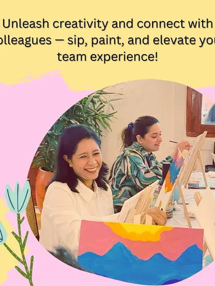 The smiles say it all. My workshops are a space where creativity and teamwork meet naturally. It’s not about being a perfect artist; it’s about enjoying the process and connecting with your colleagues outside of a meeting room.