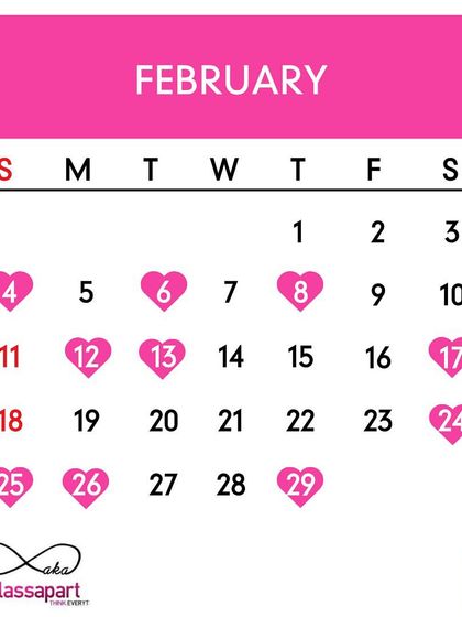 Auspicious wedding dates for February 2024.