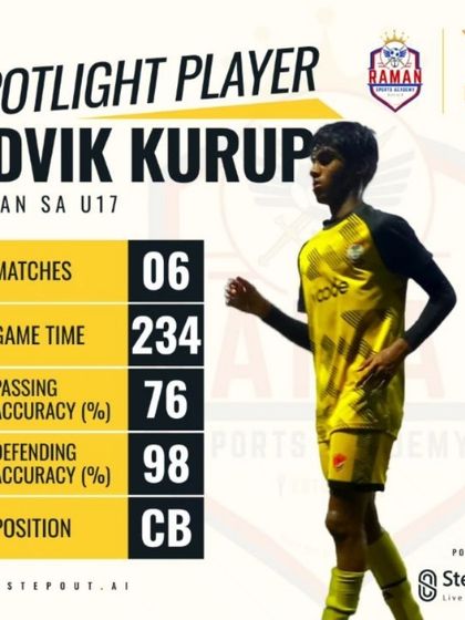 Raman Sports Academy - Youth Football Academy Recognizing Talent: Player Awards & Stats photo 31