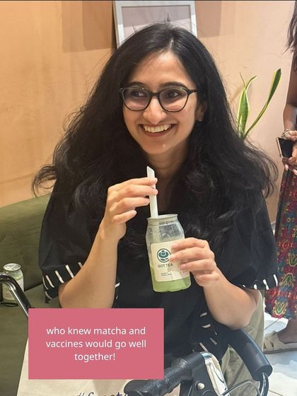 Who knew matcha and vaccines would go so well together? Making healthcare a positive experience.