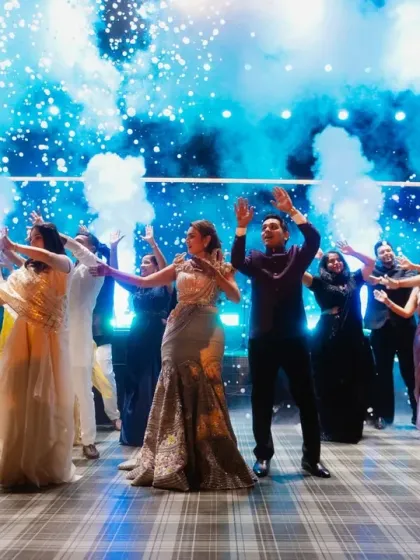 A fully choreographed group performance with CO2 jet effects for a high-impact moment on stage. I work with choreographers and production teams to make family performances look professional and exciting.