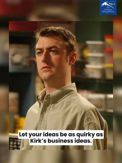 Don't be afraid to be unconventional. Let your ideas be as quirky and numerous as Kirk's business ventures. The First Draft Club is a safe space to experiment.