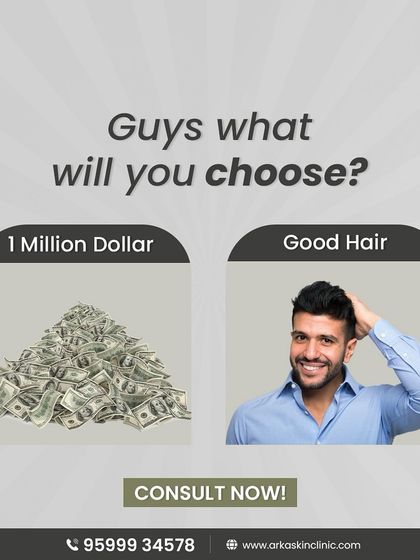 What would you choose: a million dollars or a great head of hair? While money is nice, confidence is priceless. Luckily, with our affordable treatments, you don't have to choose.