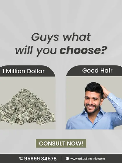 What would you choose: a million dollars or a great head of hair? While money is nice, confidence is priceless. Luckily, with our affordable treatments, you don't have to choose.