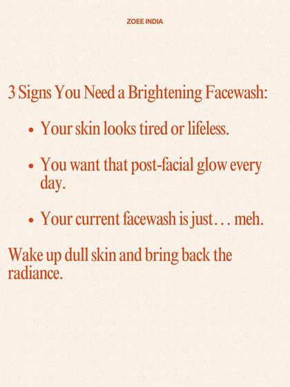 If your skin looks tired or your current facewash isn't delivering, it's time for my Brightening Facewash. It's formulated to wake up dull skin and bring back its natural radiance.