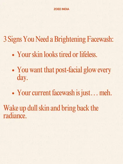 If your skin looks tired or your current facewash isn't delivering, it's time for my Brightening Facewash. It's formulated to wake up dull skin and bring back its natural radiance.