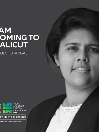 Our co-founder, Sridevi Changali, was invited as a guest to the Young Architects Festival (YAF) Crossroads 2022 in Calicut. It's always an honor to connect with the next generation of architects.