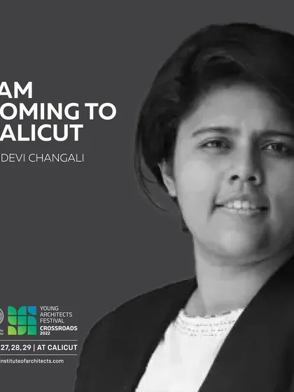 Our co-founder, Sridevi Changali, was invited as a guest to the Young Architects Festival (YAF) Crossroads 2022 in Calicut. It's always an honor to connect with the next generation of architects.