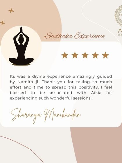 Aikia Yogashala - Spiritual Programs & Retreats Our Community's Voice photo 5
