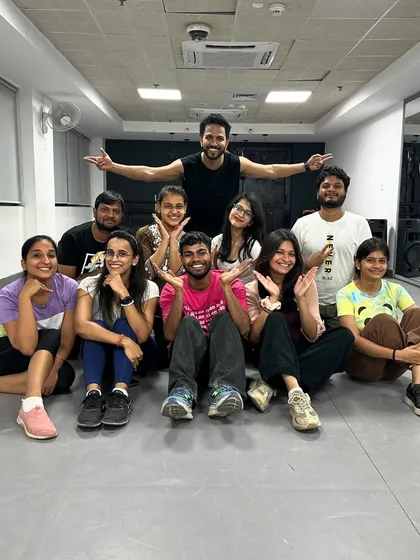 Can’t hide these smiles! A happy group photo from our Noida Stadium studio, filled with beautiful vibes.