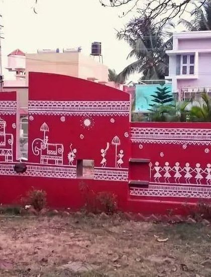 Sadharika Murals - Residential Wall Murals Traditional Warli Art photo 5