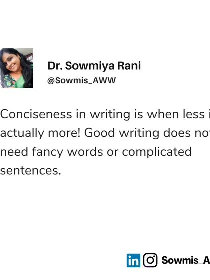 Good writing does not need fancy words or complicated sentences. Using simple, clear language is a necessity in scientific manuscripts because it improves readability and reduces the risk of misinterpretation, making your work accessible to a wider audience.