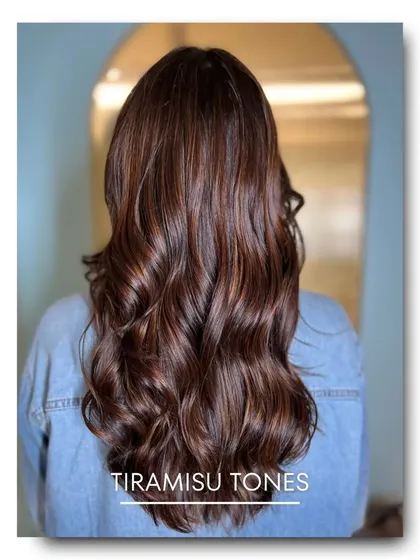 Our Tiramisu Tones offer a sophisticated blend of coffee-inspired shades. With layers of light and dark brown, this color provides incredible depth and dimension, much like the dessert it's named after.