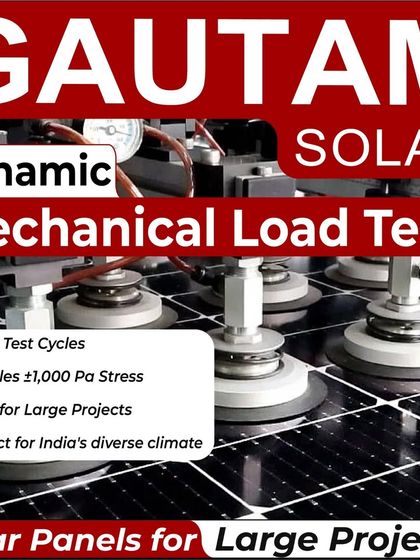 Our panels demonstrate unwavering strength in the Dynamic Mechanical Load Test. They handle stress levels of up to ±1,000 Pa over 9,000 test cycles, making their robust design ideal for large-scale projects in India's diverse climate.