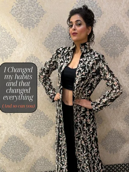 "I changed my habits and that changed everything." This is the core of my philosophy. Real transformation doesn't happen overnight; it happens in the small, daily choices we make. And you can do it too.