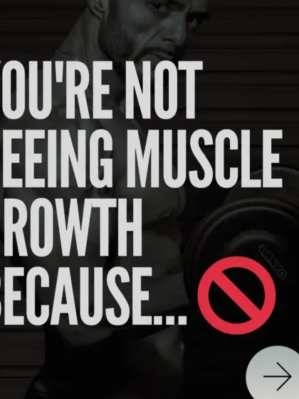 Are you not seeing muscle growth? It could be due to a few common mistakes. This series will help you identify what you might be doing wrong in your fitness journey.