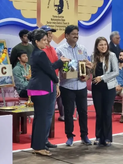 Our directors alongside Olympian Chirag Shetty. Together, we are committed to elevating the standard of badminton training.
