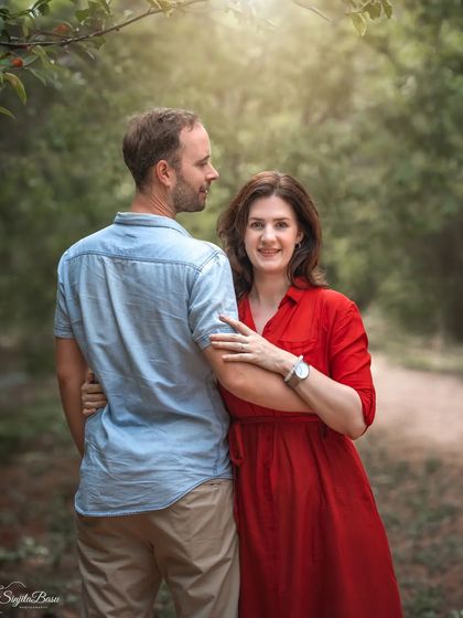 A candid, happy moment between a couple during their family shoot. I always make sure to capture a few portraits of just the parents to celebrate their own story.