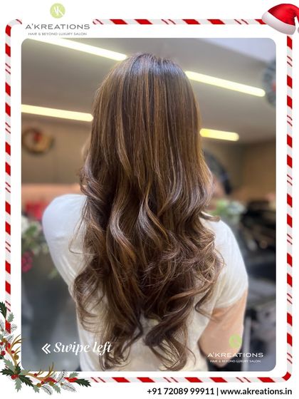 This luxurious hair color was crafted to perfection. The warm, honey-toned highlights add depth and shine for a radiant and healthy appearance.