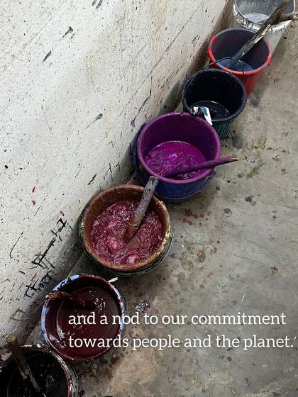 A behind-the-scenes look at the making of our Festive Edit '24. Each piece is a labor of love, crafted with archival vintage motifs, textural layering, and subtly ornate print placements on fine fabrics.