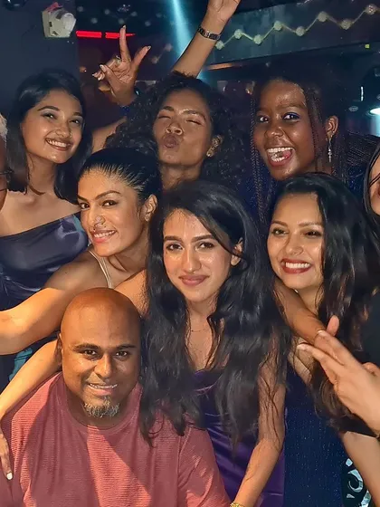 It's all about the people. Here I am with some of the amazing crowd that makes my events successful. Building a community around good music and great vibes is what I do best.