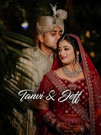 A classic, romantic portrait of the couple on their wedding night. This photo captures the elegance and love of the moment perfectly.