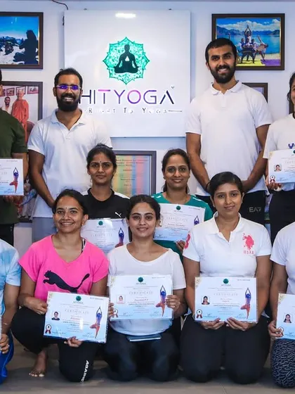 The joy of accomplishment. This is a group of newly certified Aerial Yoga teachers from our TTC program, ready to take their skills and share them with the world. Their dedication is my inspiration.