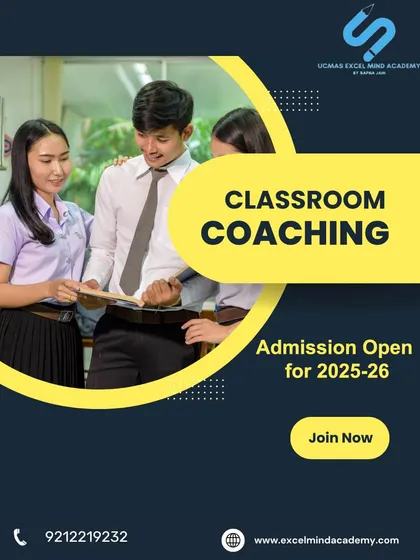 We offer classroom coaching to unlock your child's brain power. Admissions are now open for the 2025-26 session.
