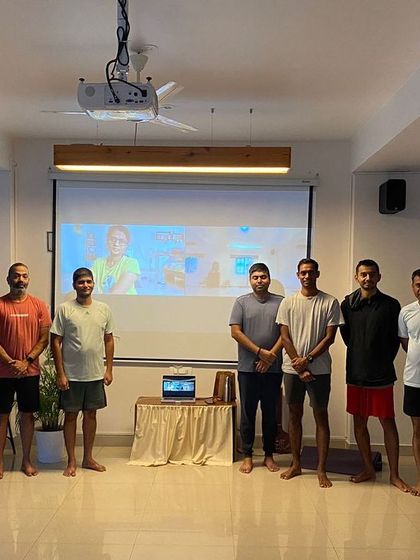I am extremely grateful to Kapil from Ashtanga Yoga Jaipur for guiding the classes while I was away. Our practitioners were blessed to have the chance to study under him.
