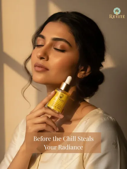 Before the chill steals your radiance, lock in your glow. My Face Oil is the perfect daily ritual for hydrated, protected skin during the winter season.