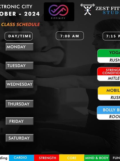 Zest Fitness Studio - Group Fitness Classes Class Schedules & Program Variety photo 7