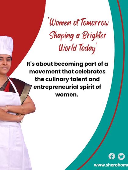 Become part of a movement that celebrates the talent and entrepreneurial spirit of women. This graphic highlights our mission to help the women of tomorrow shape a brighter world today by providing a platform for their success.