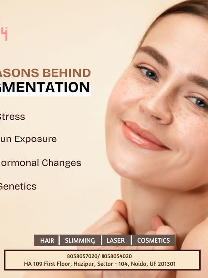 Understanding the reasons behind pigmentation is key to treating it. Whether it's caused by stress, sun exposure, hormones, or genetics, we offer personalized solutions to restore your skin's radiance.