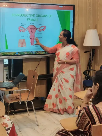 Understanding your body is the first step to healing it. Here, Dr. Gauri Sarwankar explains the anatomy of the female reproductive system during a session on PCOD management. Our goal is to empower you with knowledge so you can take charge of your health.