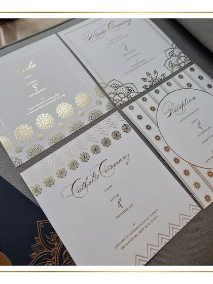 Kiana - Custom Wedding Stationery Suite Luxurious Printed Suites: Foil, Laser-Cut & Letterpress photo 11