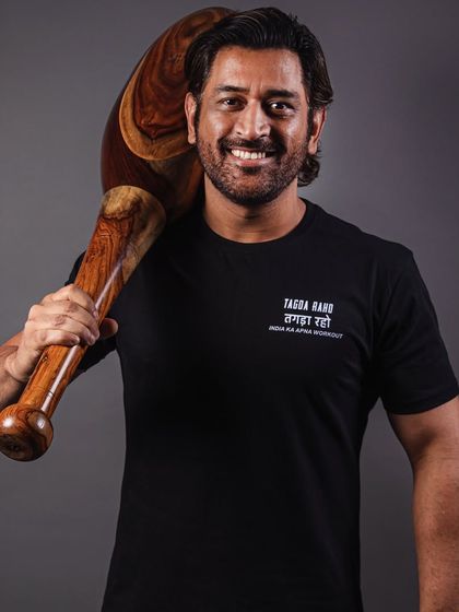 "Happy to invest in Tagda Raho." MS Dhoni, one of cricket's greatest, holds our custom Gada. His belief in our mission to reinvent 'India Ka Apna Workout' is a powerful testament to the effectiveness of our training for elite athletes.