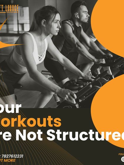 Mistake 3: Your workouts are not structured. A random approach leads to random results. A plan is essential.