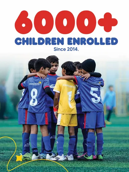 Since 2014, we have enrolled over 6000 children in our program. This number represents our commitment to grassroots football and our role in shaping the future of the sport in India.