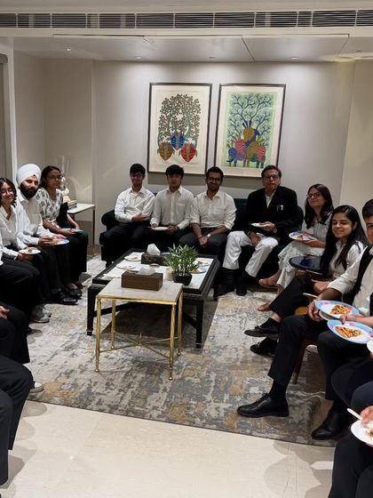 Enjoying cake and conversation after celebrating Riya's birthday. I make it a point to acknowledge the 100% effort my team members put in every day.